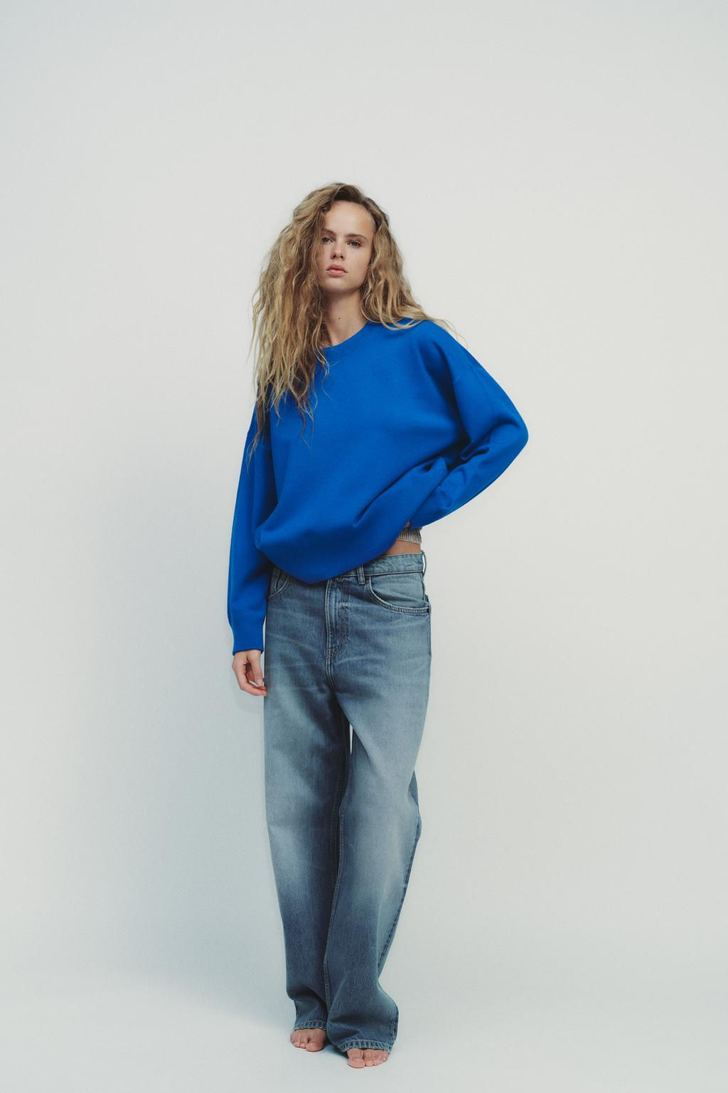 PLAIN KNIT SWEATSHIRT - Zara фото 7