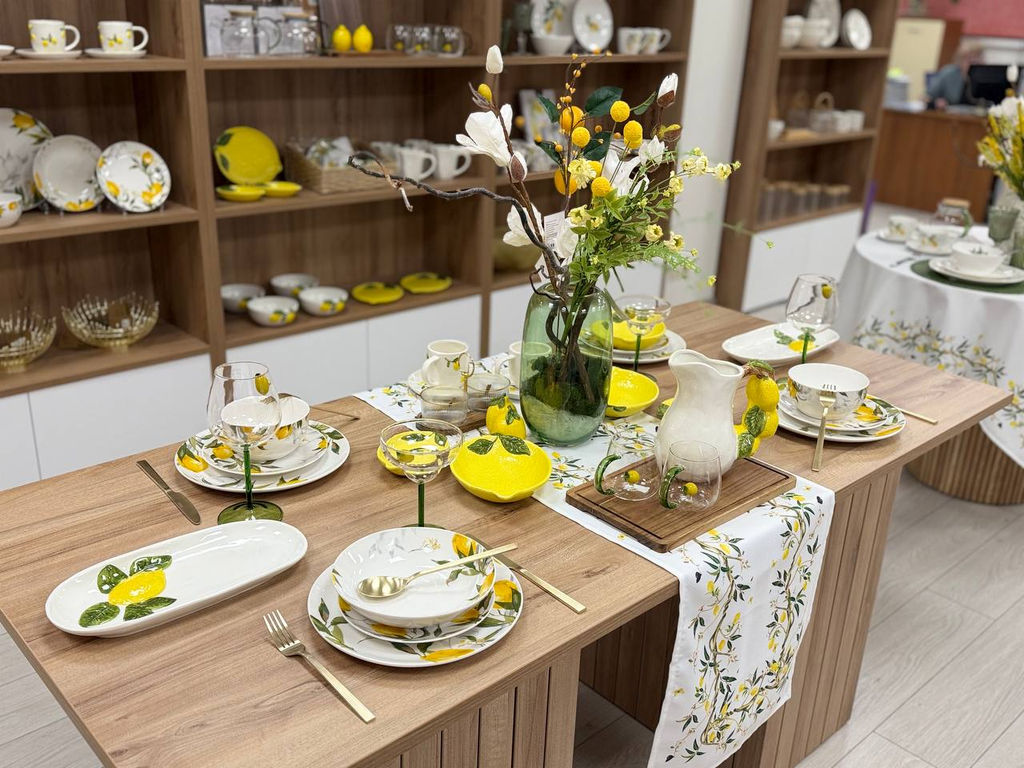 Блюдо, 32х16 см, фарфор P, овальное, молочное, Лимон, Limoncello - Anna lafarg фото 12