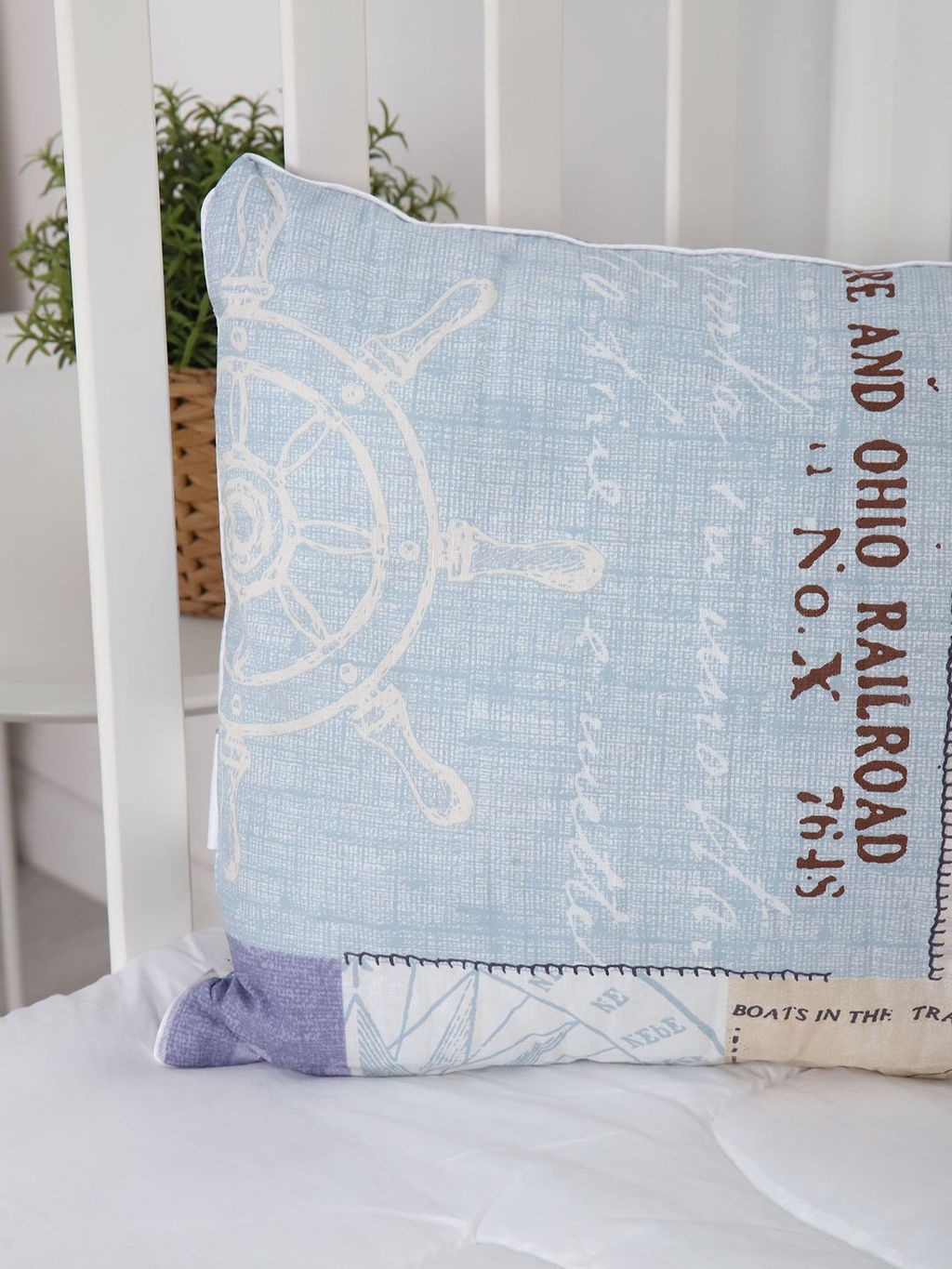 Подушка детская из перкаля - Каравелла 40х60