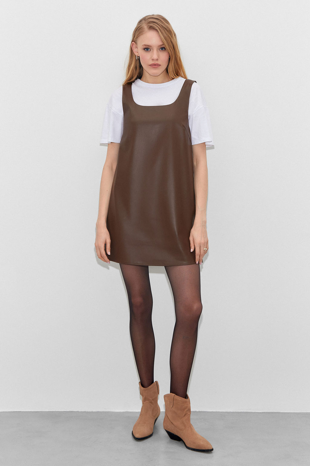 Сарафан из экокожи - Mollis фото 2