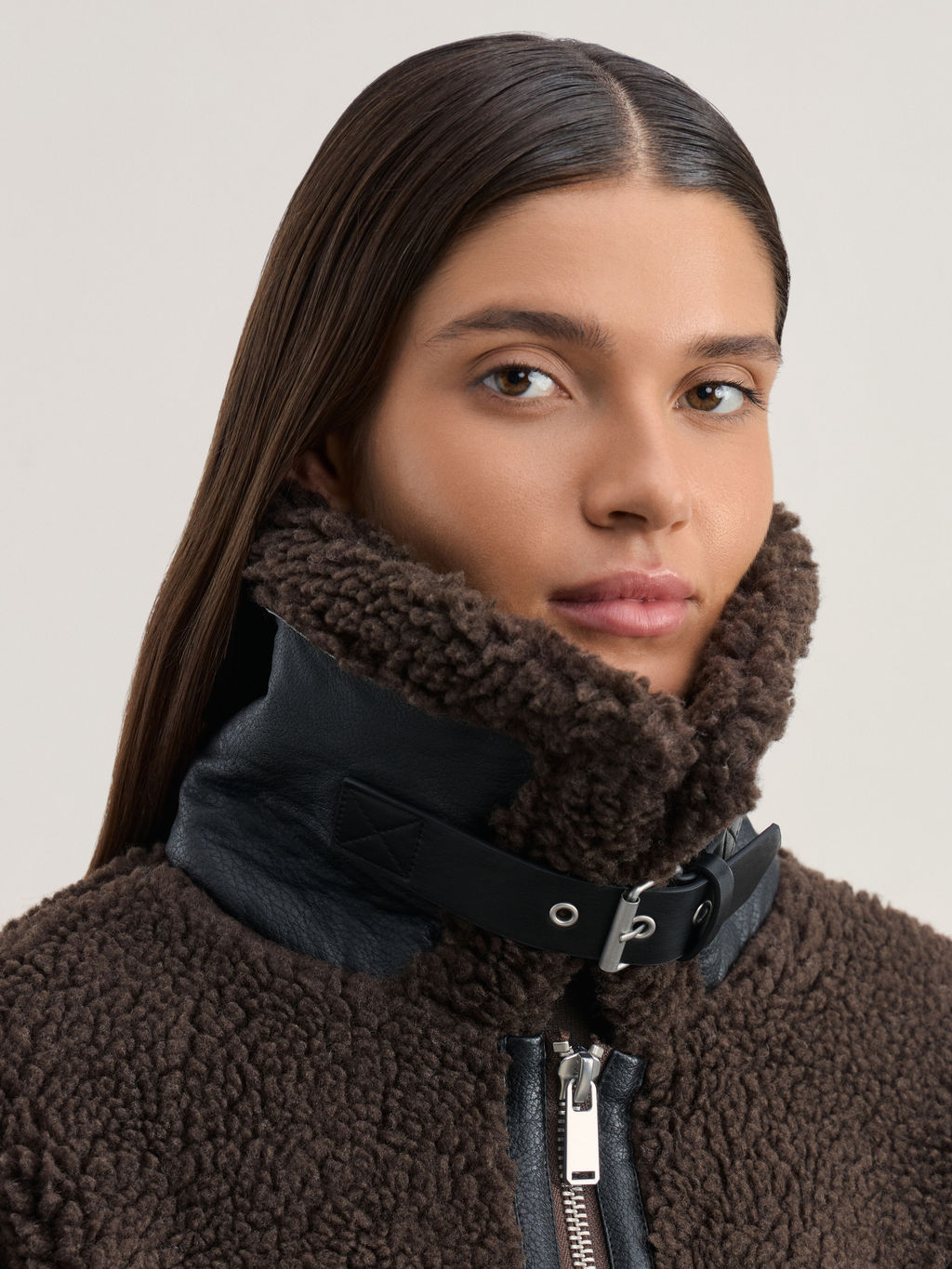 Дублёнка из искусственного меха / Zarina  фото 7