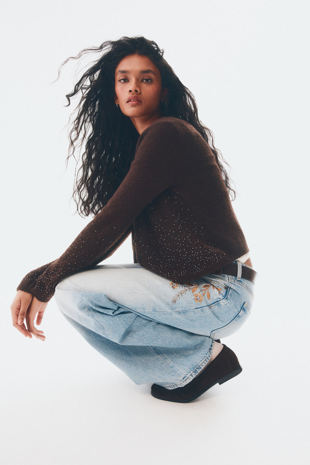Wide Ultra High Jeans - H&m фото 2