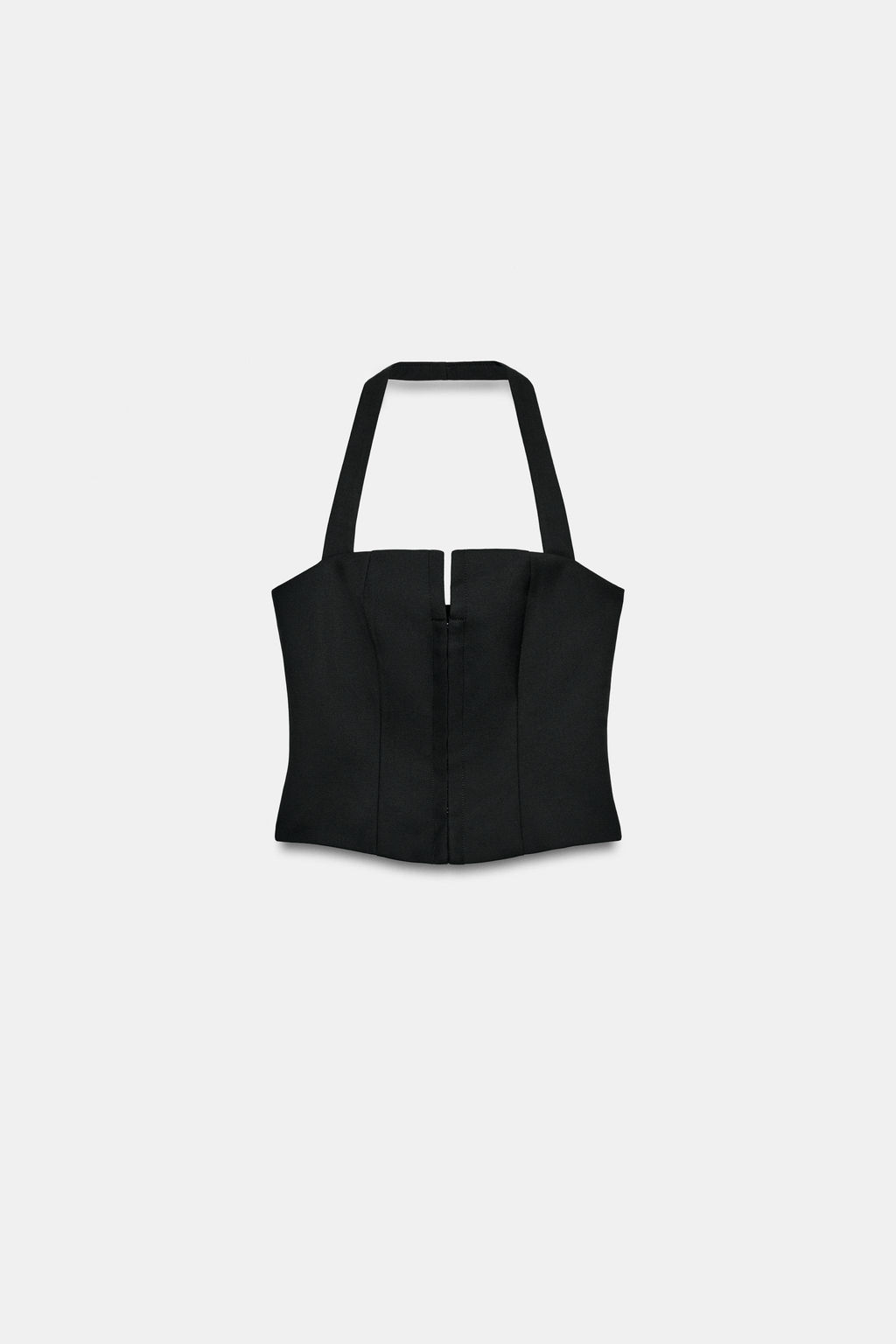 TOP CORS? HALTER RAYAS / Negro - Zara фото 5