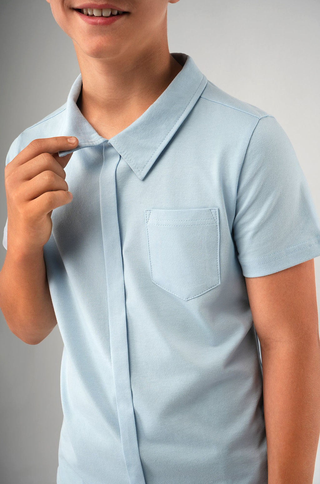 Рубашка-поло с коротким рукавом для мальчика Happyfox