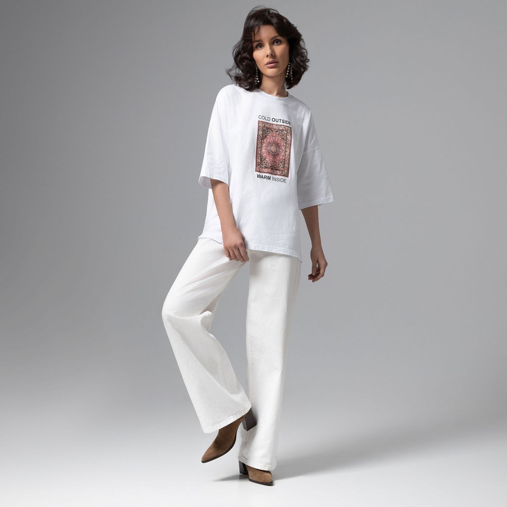 Футболка из хлопка, Фэшн-идеал (original) - Charutti фото 2