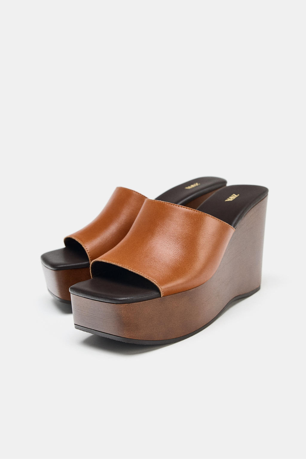 LEATHER WEDGE - Zara фото 16