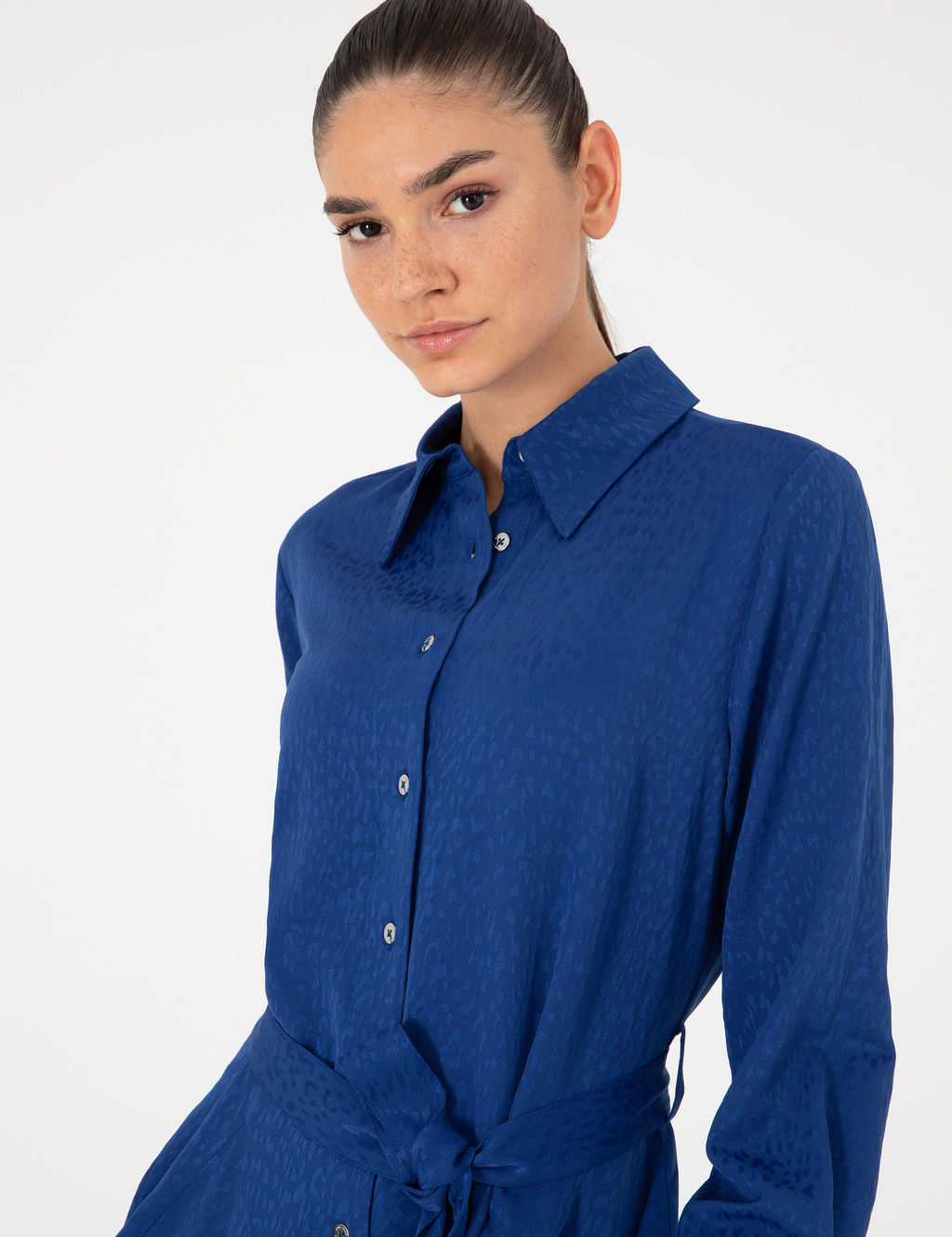Saks Comfort Fit Dokuma Elbise - Pierre cardin фото 2