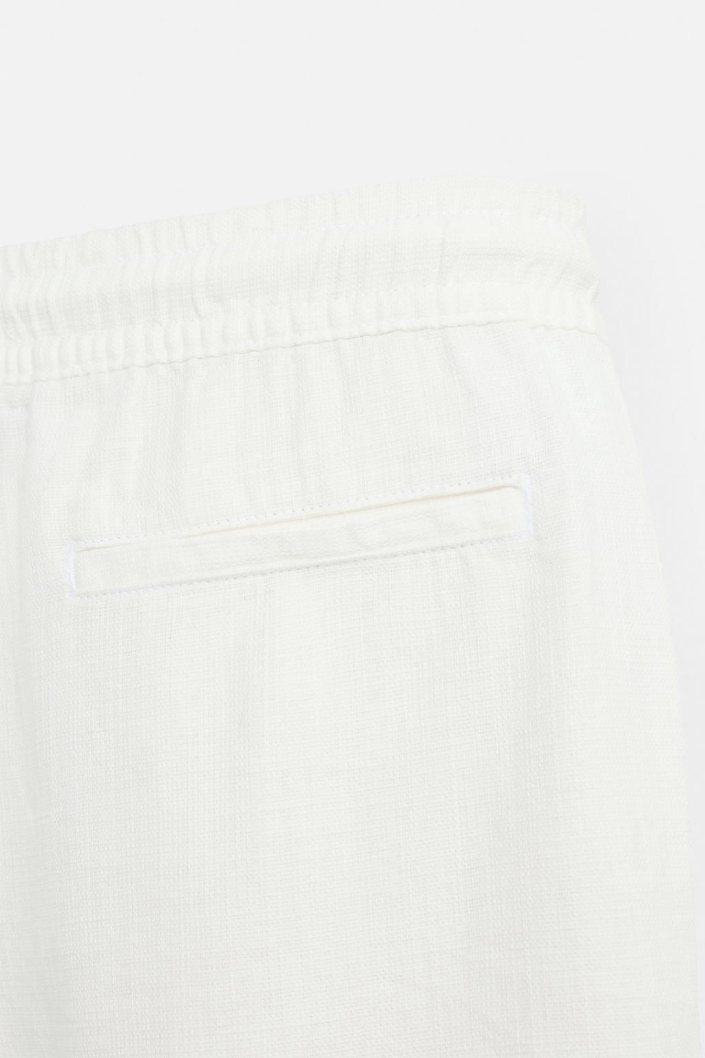 TEXTURED REGULAR FIT BERMUDA SHORTS - Zara фото 37