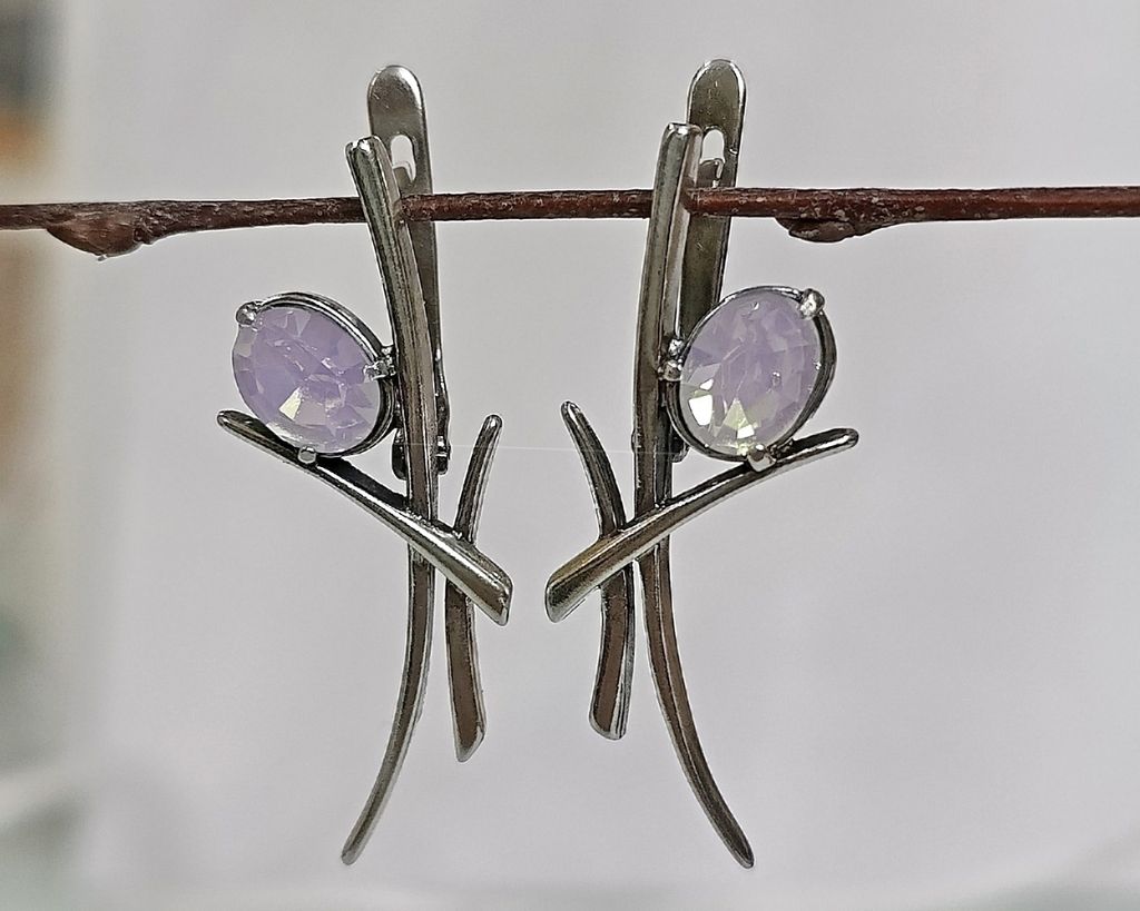 Серьги "Штрих"