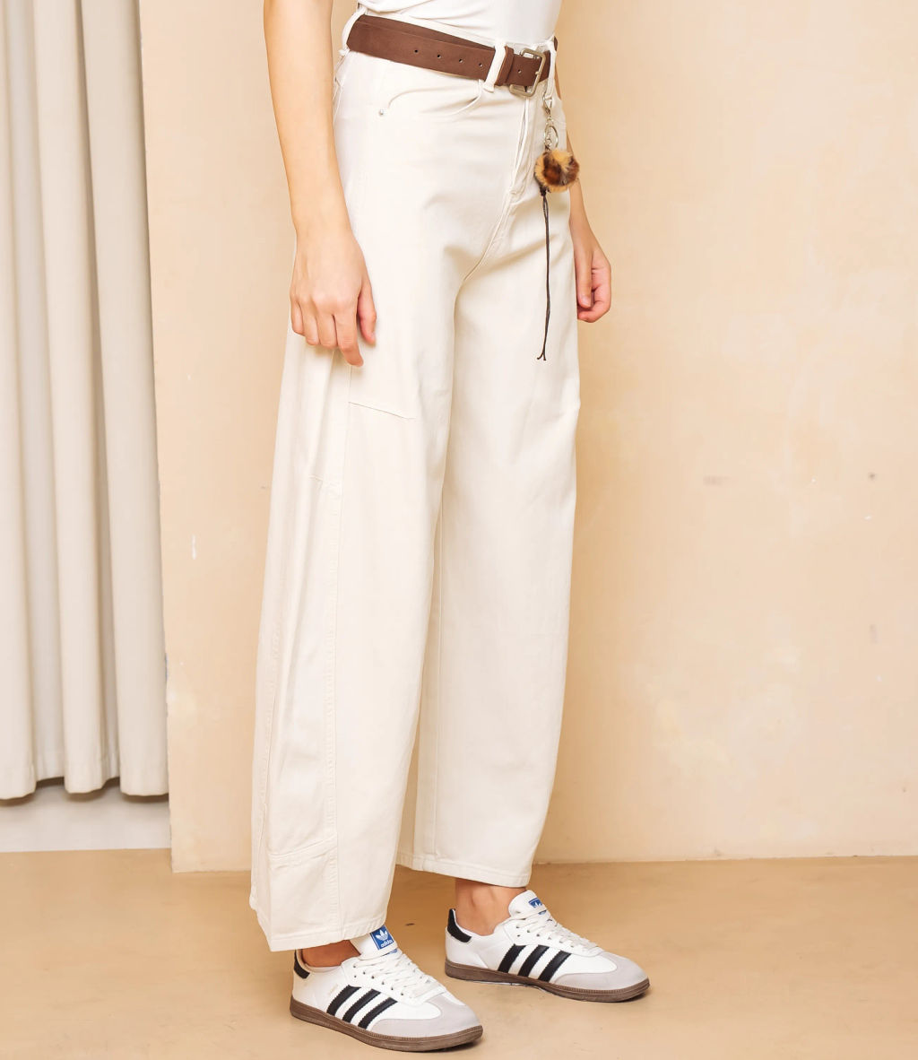 Джинсы #КТ8962, светло-бежевый - Dommod фото 3