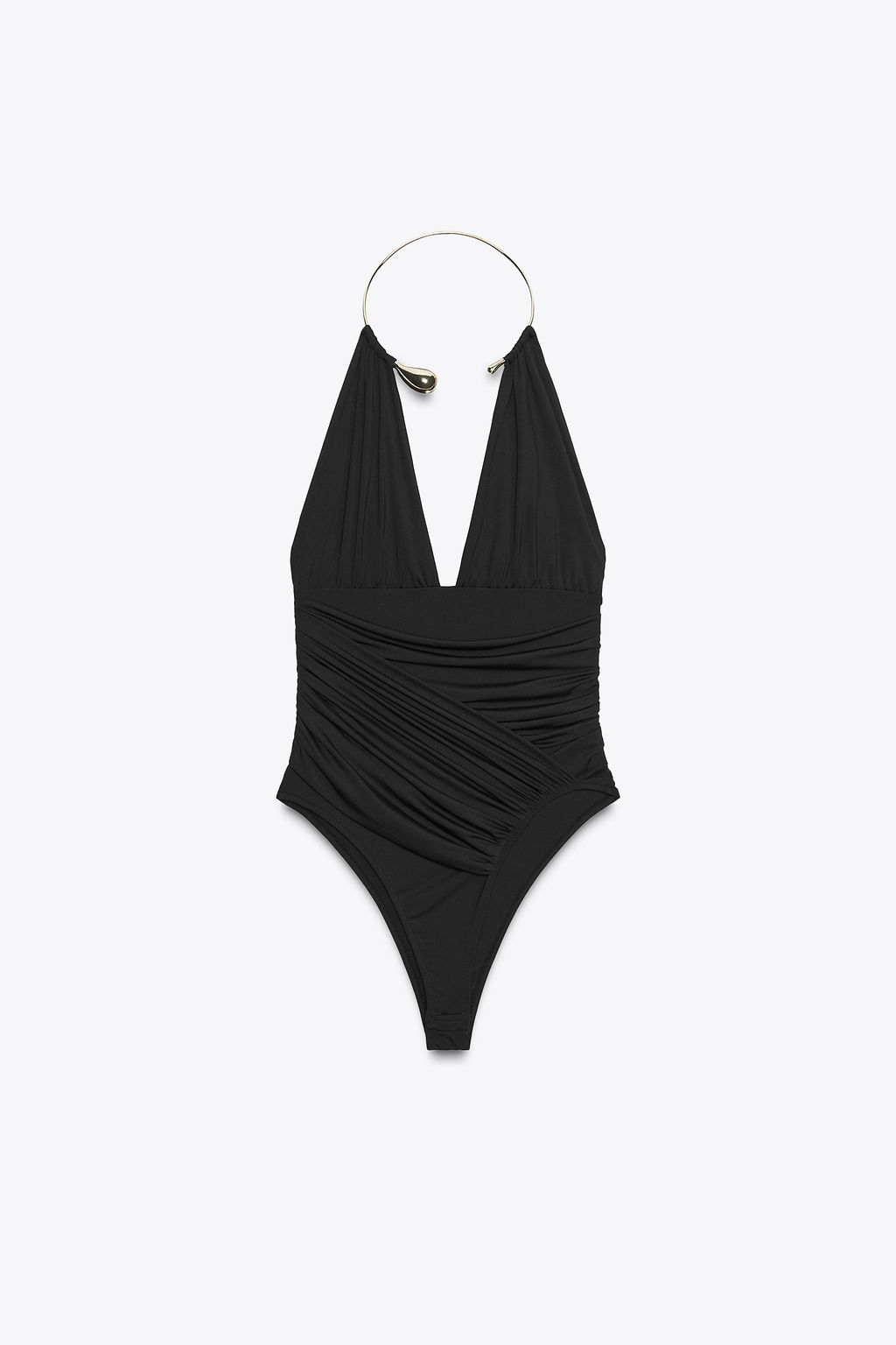 CHOKER POLYAMIDE BODYSUIT - Zara фото 7