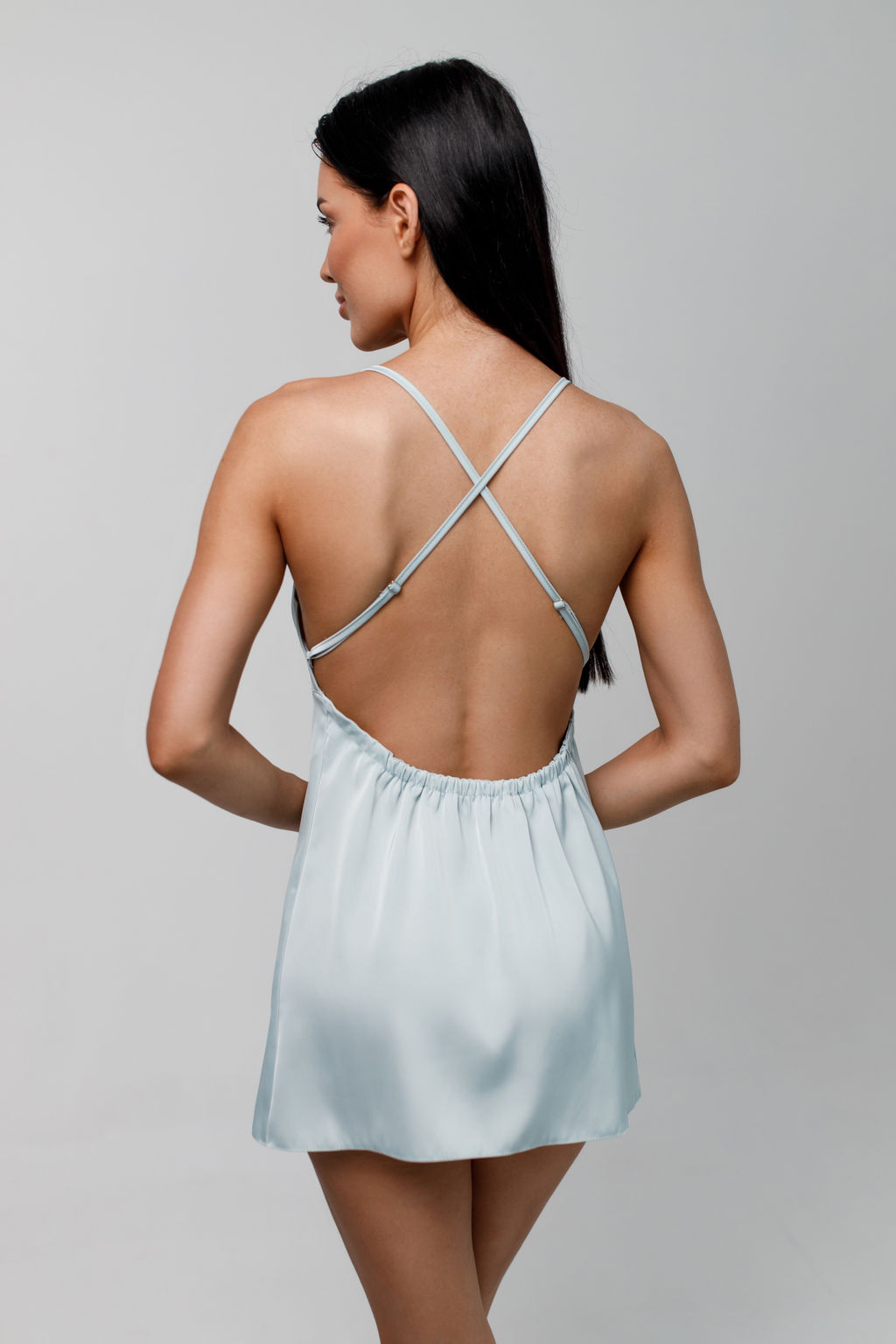 2519 ГОЛУБАЯ СОРОЧКА - Karolina фото 3