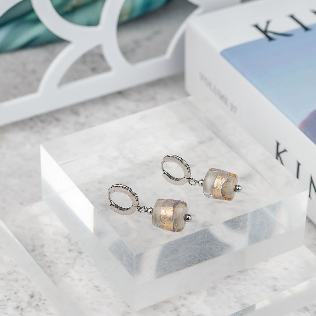 Серьги из муранского стекла PAPILLONS LS3533 - Vloes фото 2