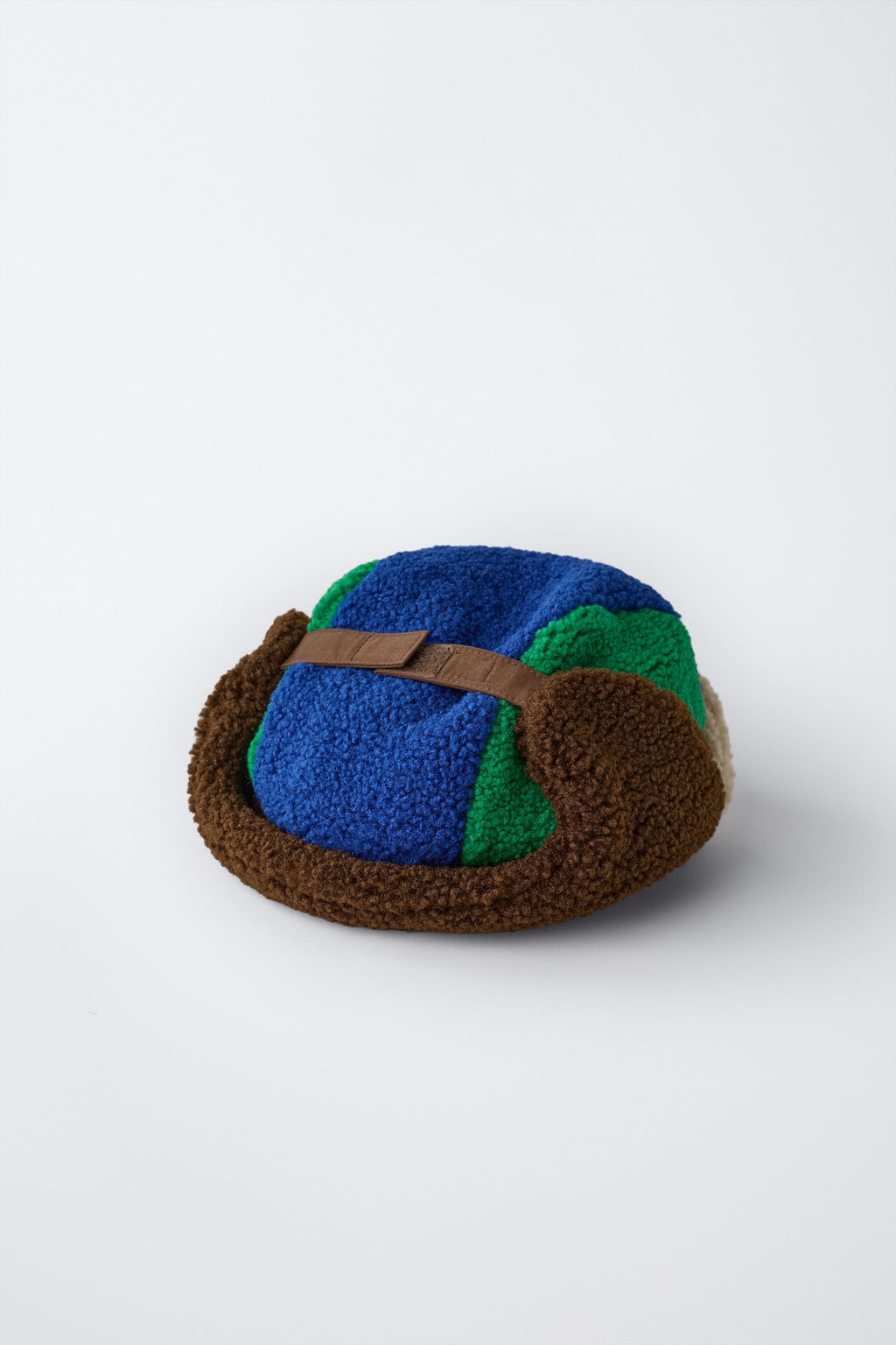 MULTI-COLOURED FAUX SHEARLING HEADBAND - Zara фото 3