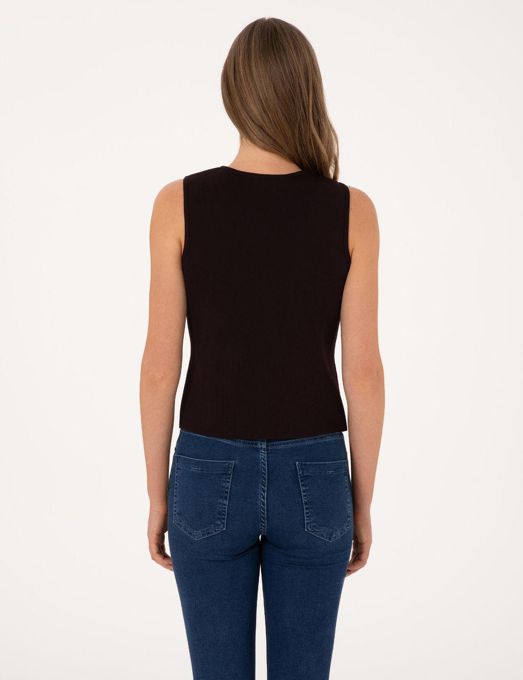 Kahverengi Slim Fit Kazak - Pierre cardin фото 5