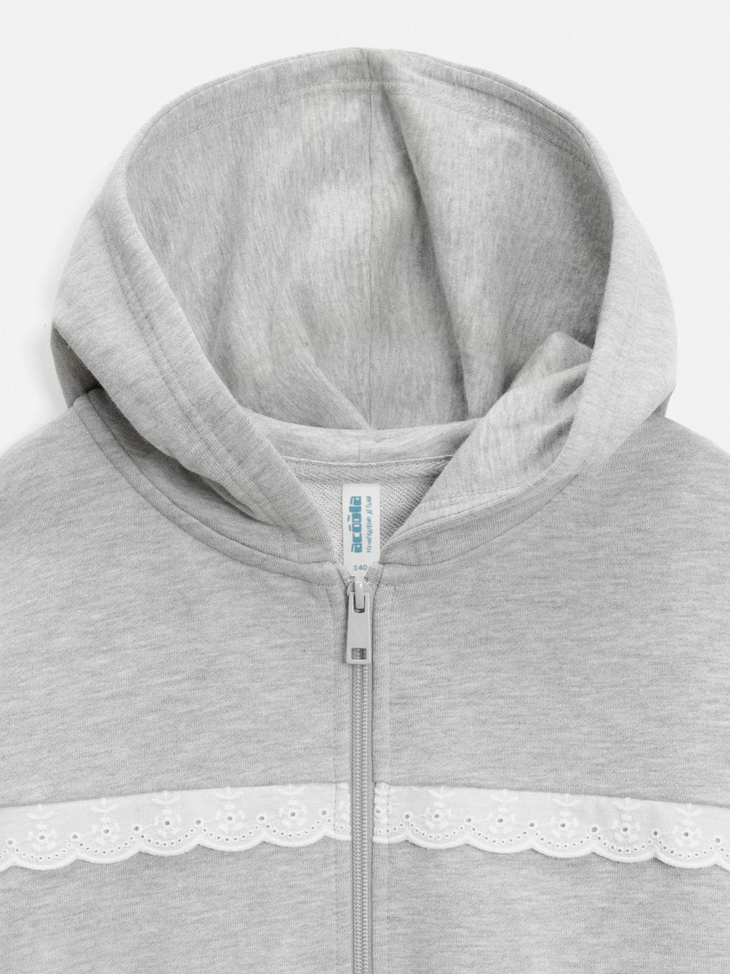 ACOOLA / Куртка детская для девочек Betana_jk серый меланж  фото 5