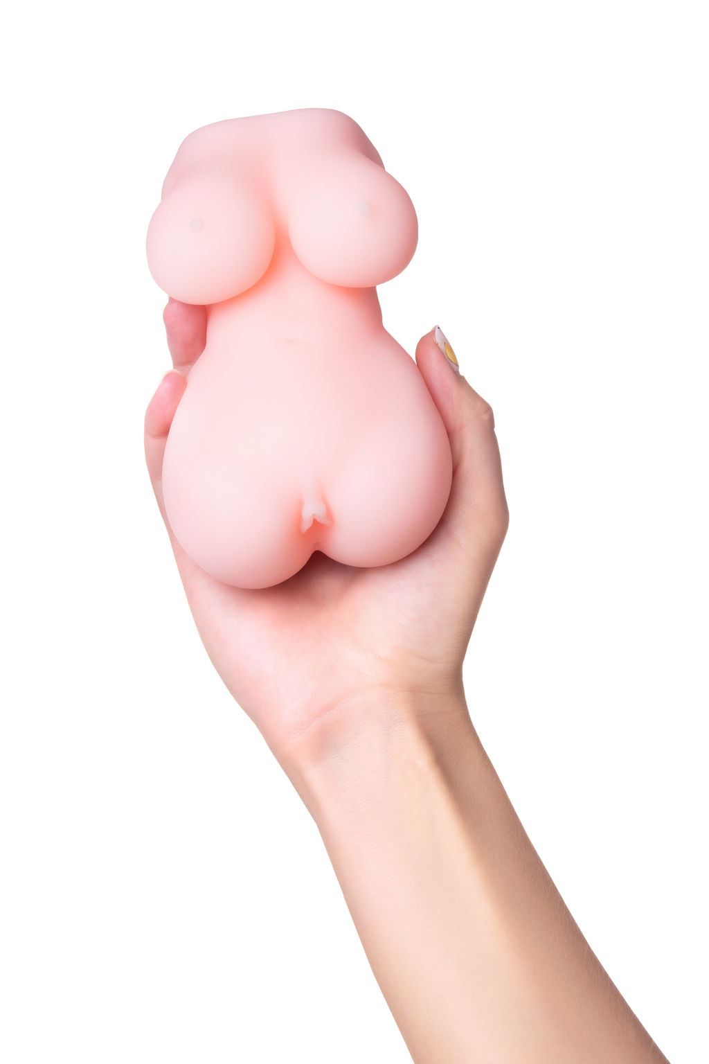 Мастурбатор реалистичный Juicy Pussy by TOYFA Babycakes, TPE, телесный, 14,5 см