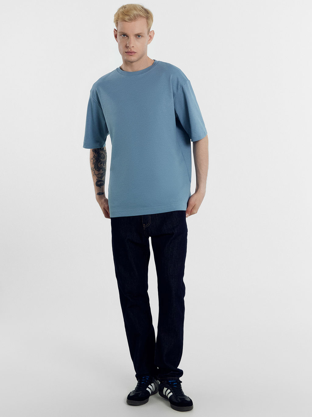 Футболка мужская серо-голубая серо -голубой 111859 - Mark formelle фото 3