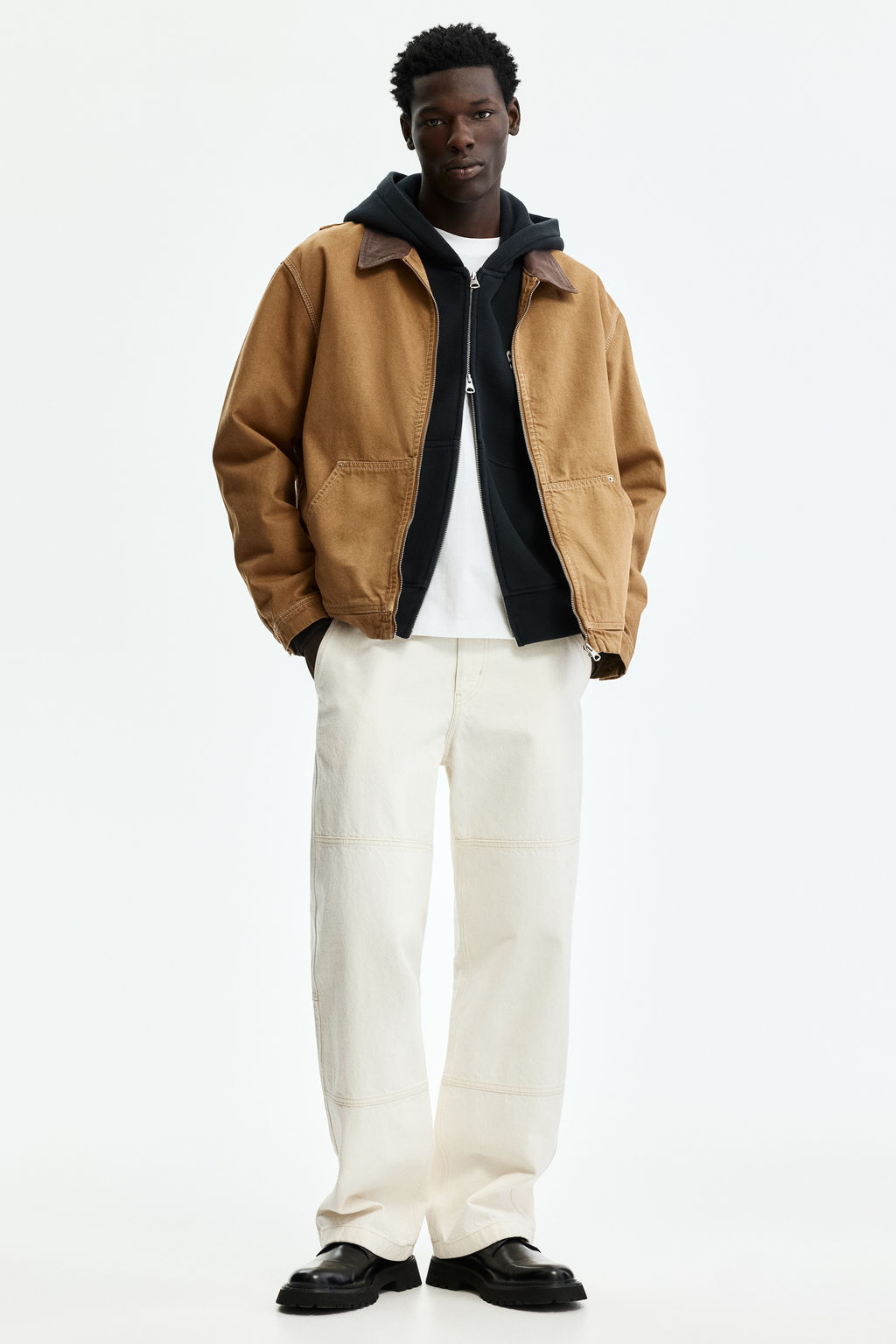 Chaqueta sudadera con estampado Oversized Fit - H&m фото 7