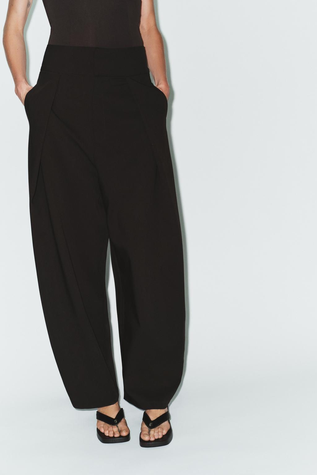 BALLOON PLEAT TROUSERS - Zara фото 10