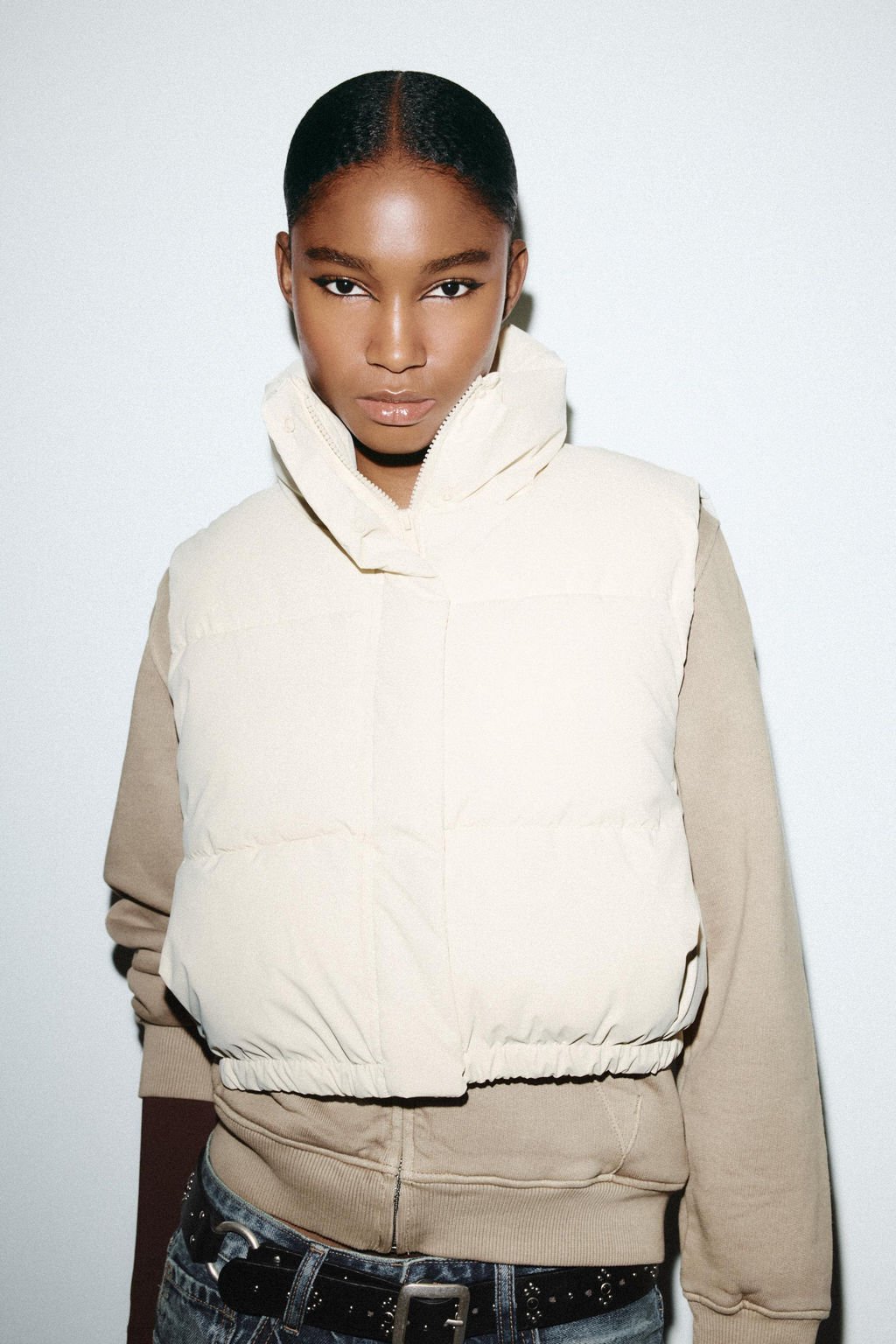 RUBBERISED PADDED GILET