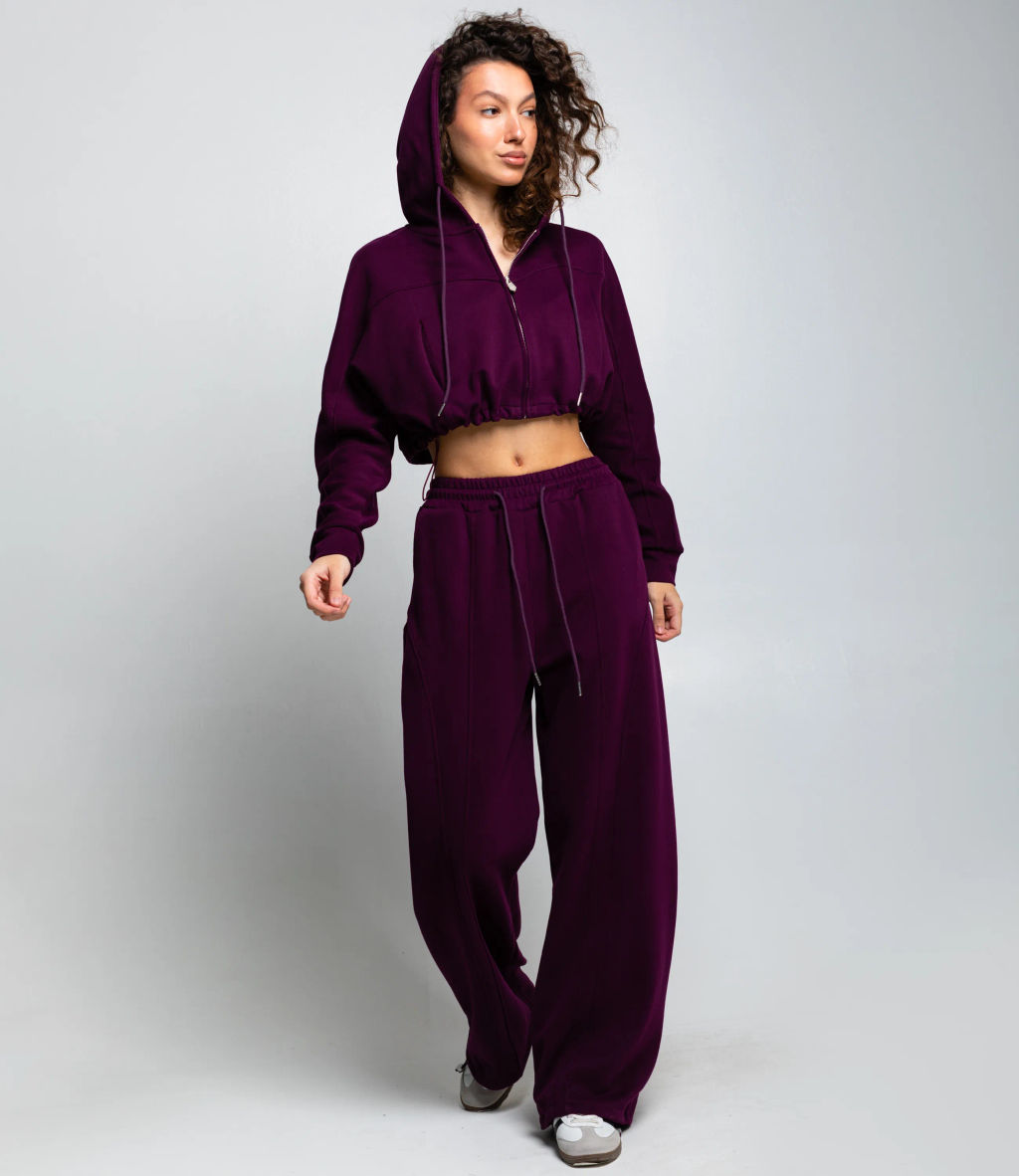 Спортивный костюм #КТ5848, фиолетовый - Dommod фото 2