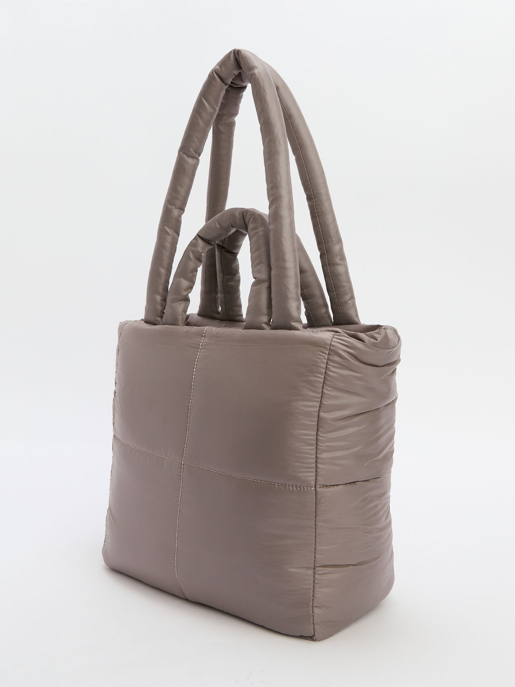 Женский шоппер TENDANCE Артикул 4248446, серо-бежевый  фото 4