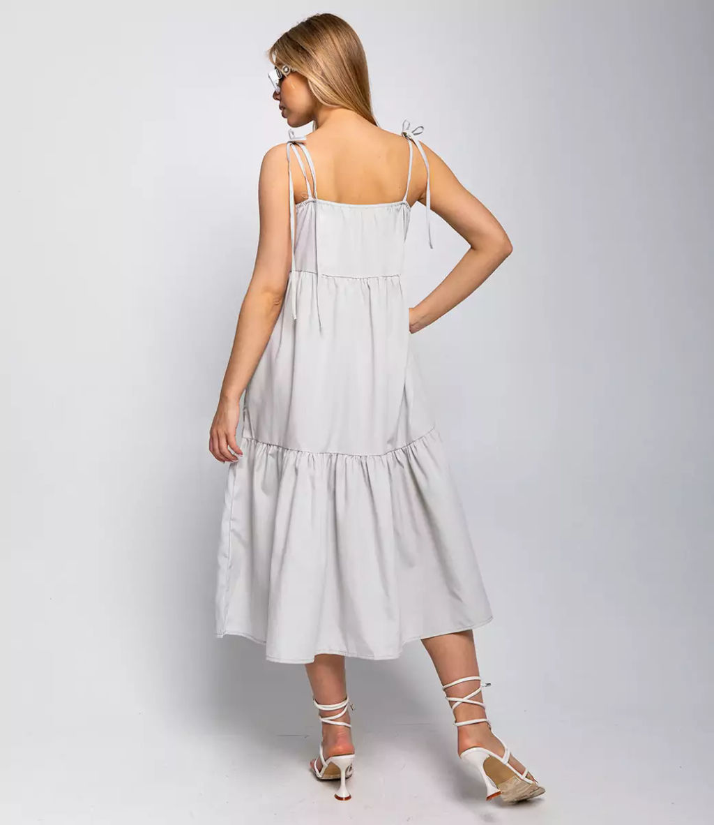 Сарафан #КТ2223 (1), светло-серый - Dommod фото 3
