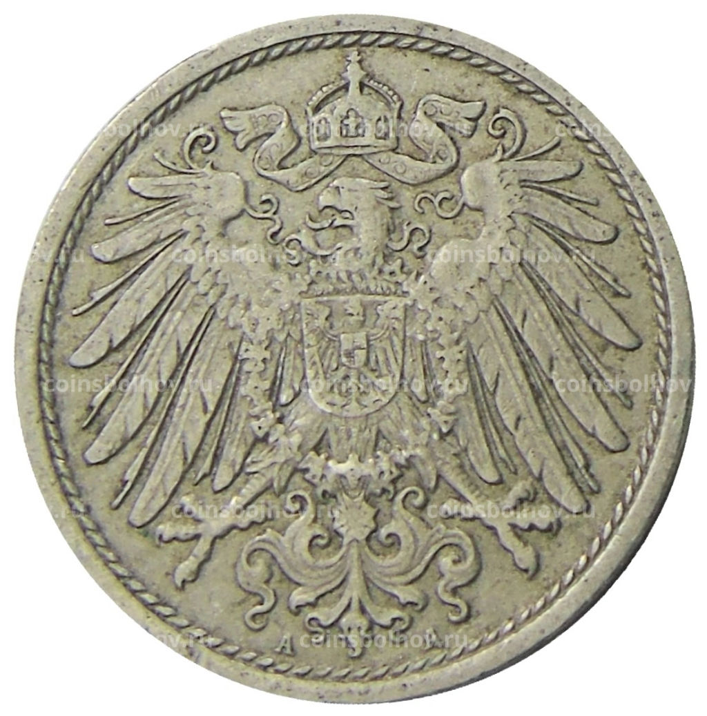 10 пфеннигов 1909 года А Германия