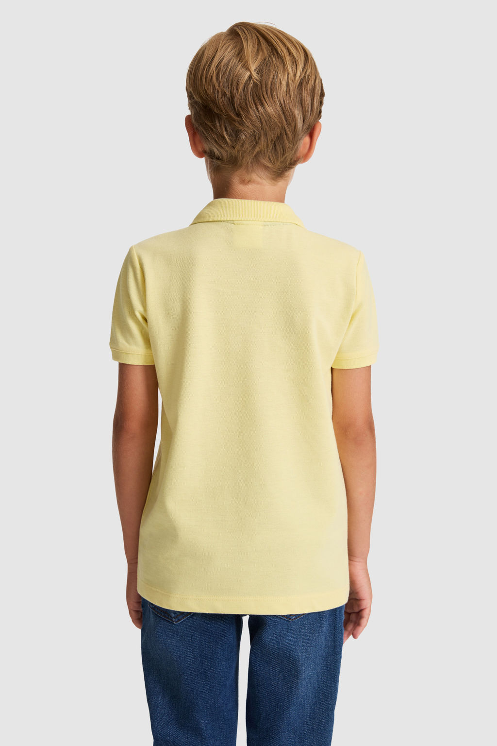 Erkek Гocuk AГДk SarД Polo Yaka Basic TiЕГrt - U.s. polo assn фото 5