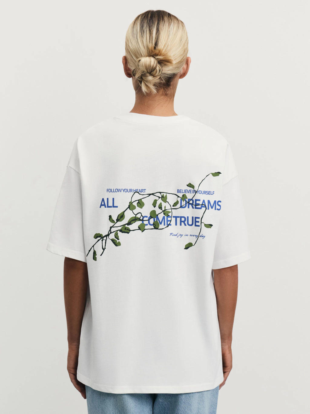 Футболка оверсайз с принтом / Zarina  фото 7