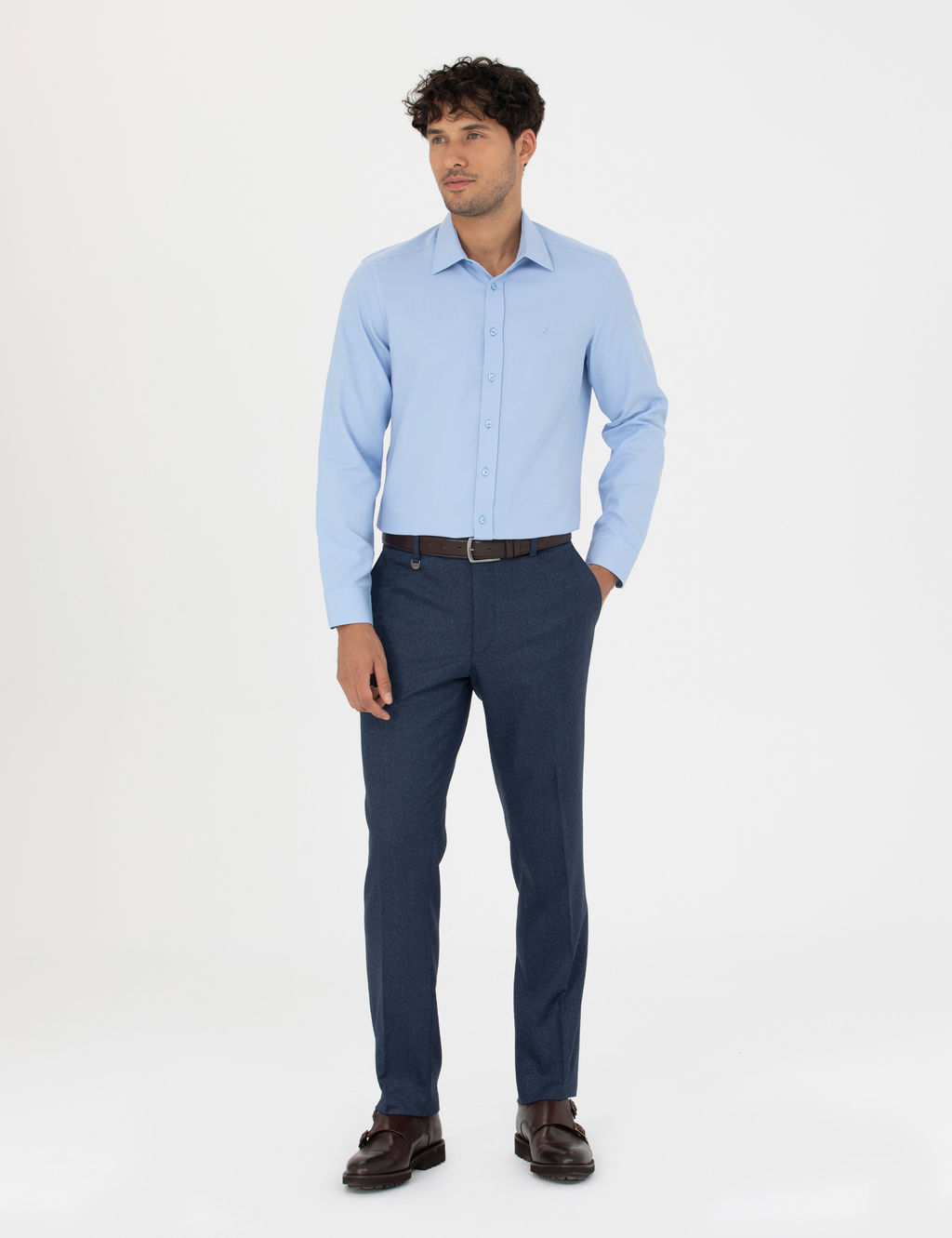 Saks Slim Fit Uzun Kollu G_mlek