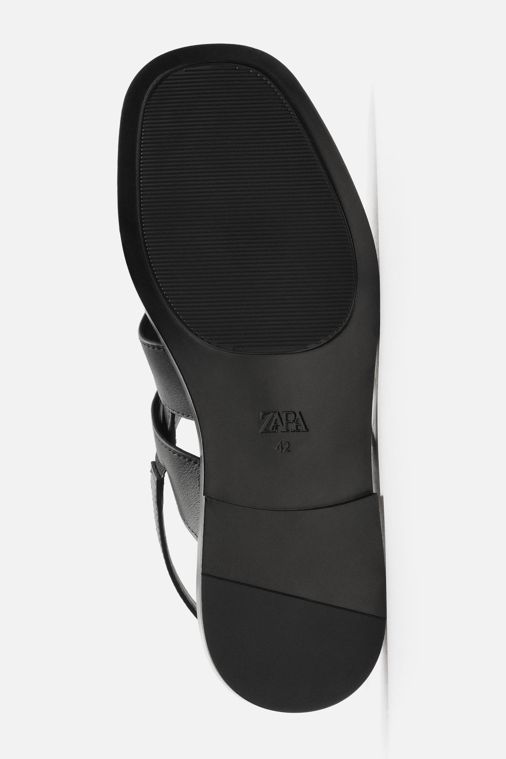LEATHER CAGE SANDALS - Zara фото 4