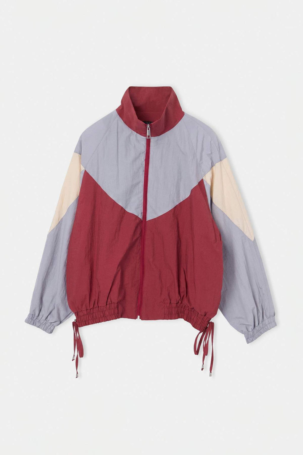 Bordo Oversize Kal_p Renk Bloklu Yazl_k _nce Mont TWOAW27MO00135 - Trendyolmilla фото 8