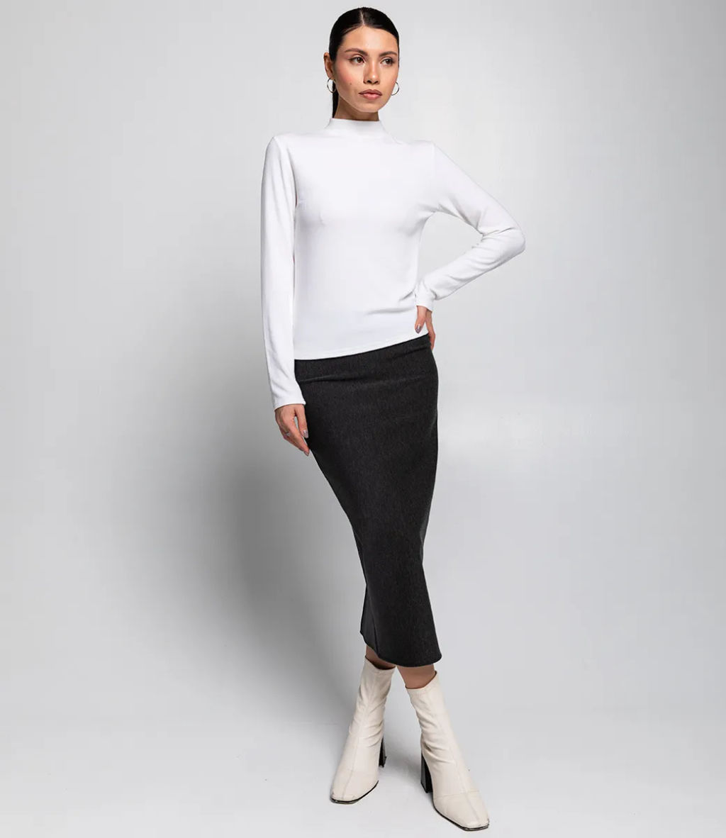 Водолазка #КТ801 (10), молочный