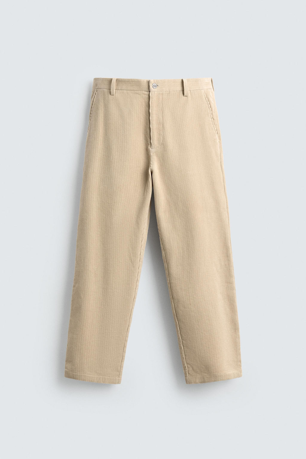 REGULAR FIT CORDUROY TROUSERS - Zara фото 6