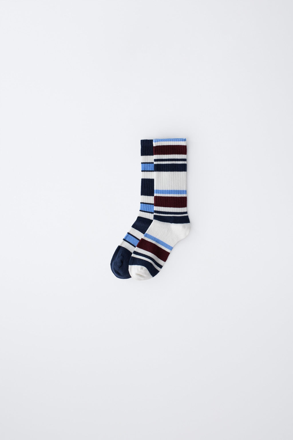 2-PACK OF LONG STRIPED SOCKS - Zara фото 3