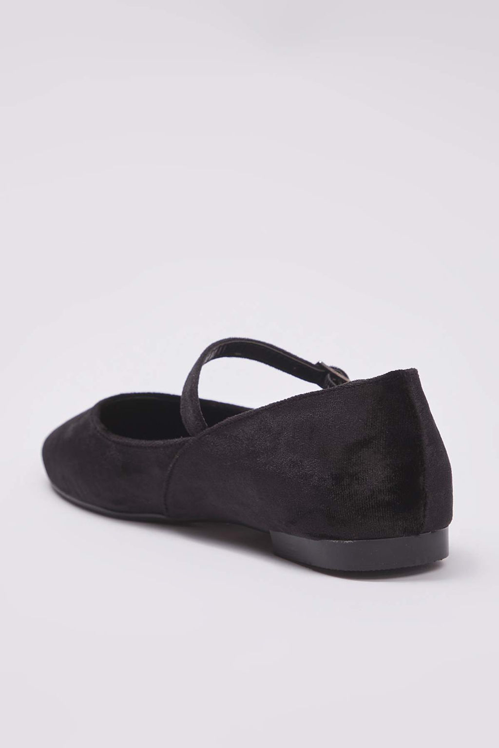 Siyah Kadife Mary Jane Kad?n Babet TAKAW26BE00008 - Trendyolmilla фото 6