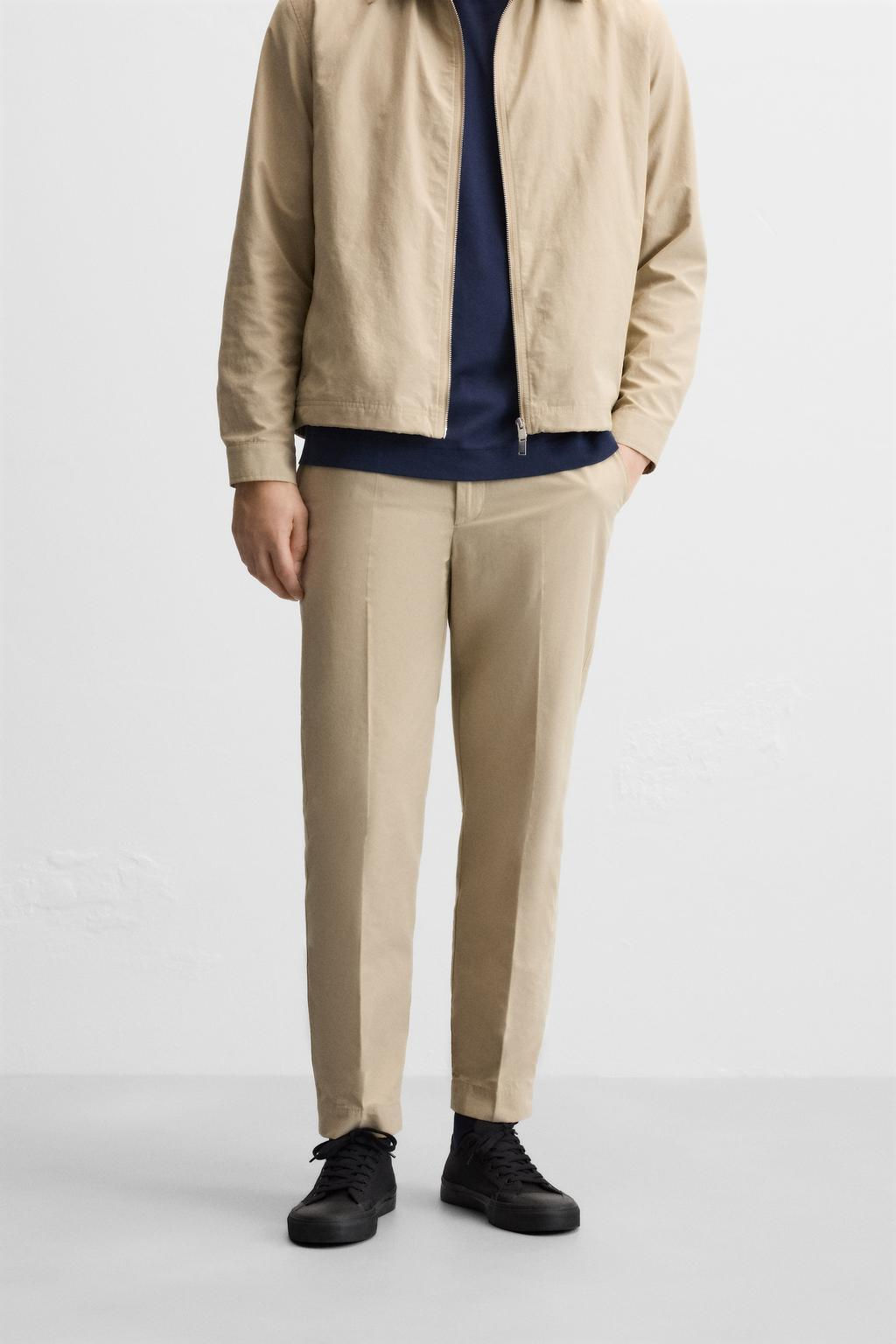TECHNICAL CHINO TROUSERS - Zara фото 2