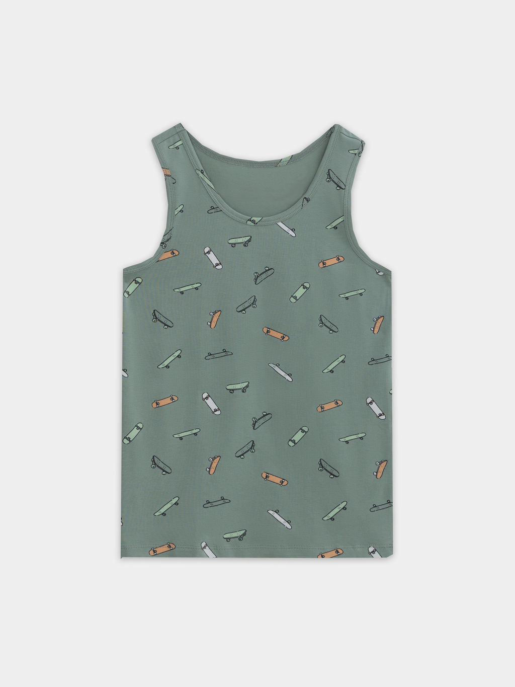 Майка для мальчиков зеленая с принтом - Mark formelle фото 4