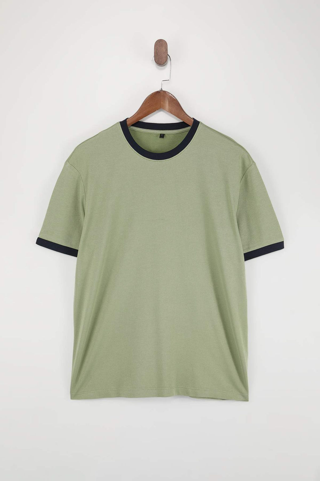Lacivert Regular/Normal Kesim Kontrast Yaka ve Kol Detayl? Pike Dokulu T-Shirt TMNSS26TS00009 - Trendyolmilla фото 10