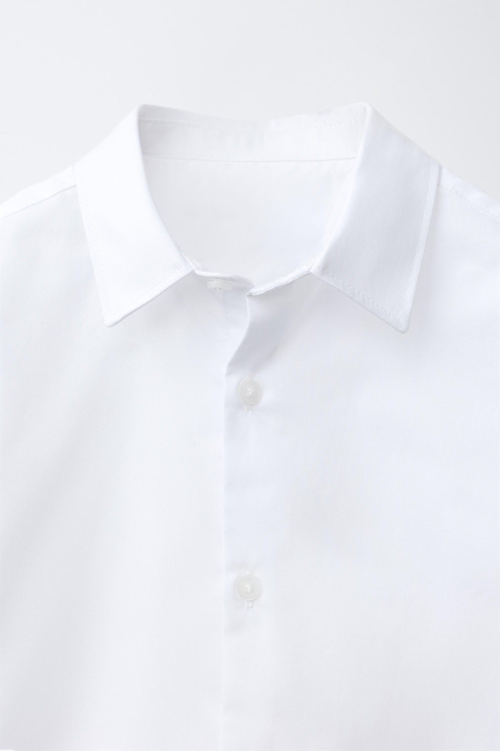 CAMISA LISA TRAJE / Blanco - Zara фото 3