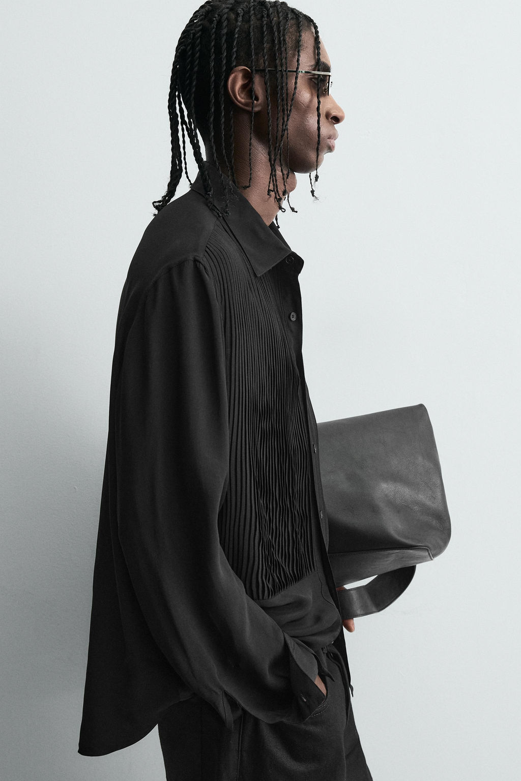 FLOWING SHIRT WITH PINTUCKS - Zara фото 6