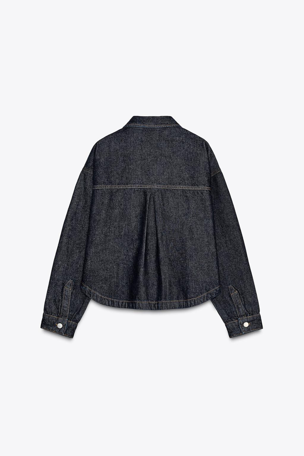 Z1975 DENIM JACKET WITH POCKETS - Zara фото 14