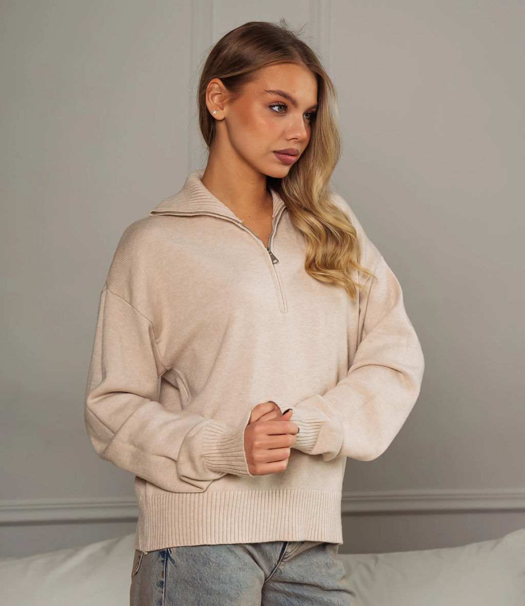 Джемпер #КТ888 (7), бежевый