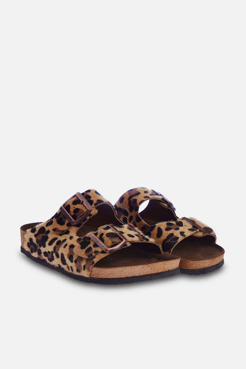 Trendyol Shoes Cok Renkli Leopar Desenli Kahverengi Cift Tokal? Kad?n Terlik TAKSS24TE00004 - Trendyolmilla фото 13