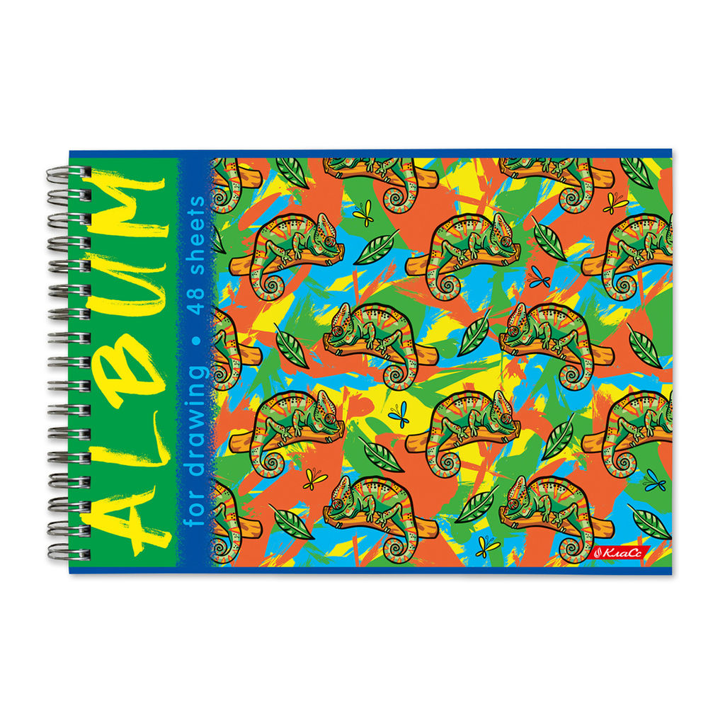 Светоч Альбом для рисования 100 г/м2 A4 29 х 20.5 см 6 шт. на гребне 48 л. 48АЛГР4_000274 Милые и ужасные