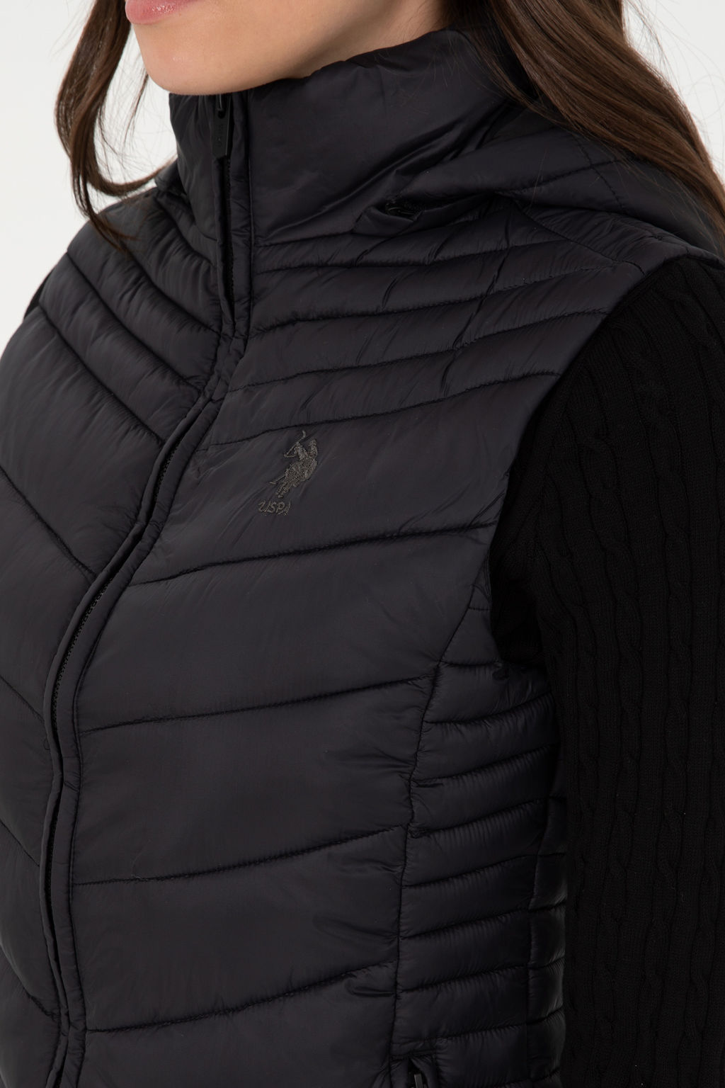 KadДn Siyah Yelek - U.s. polo assn фото 6