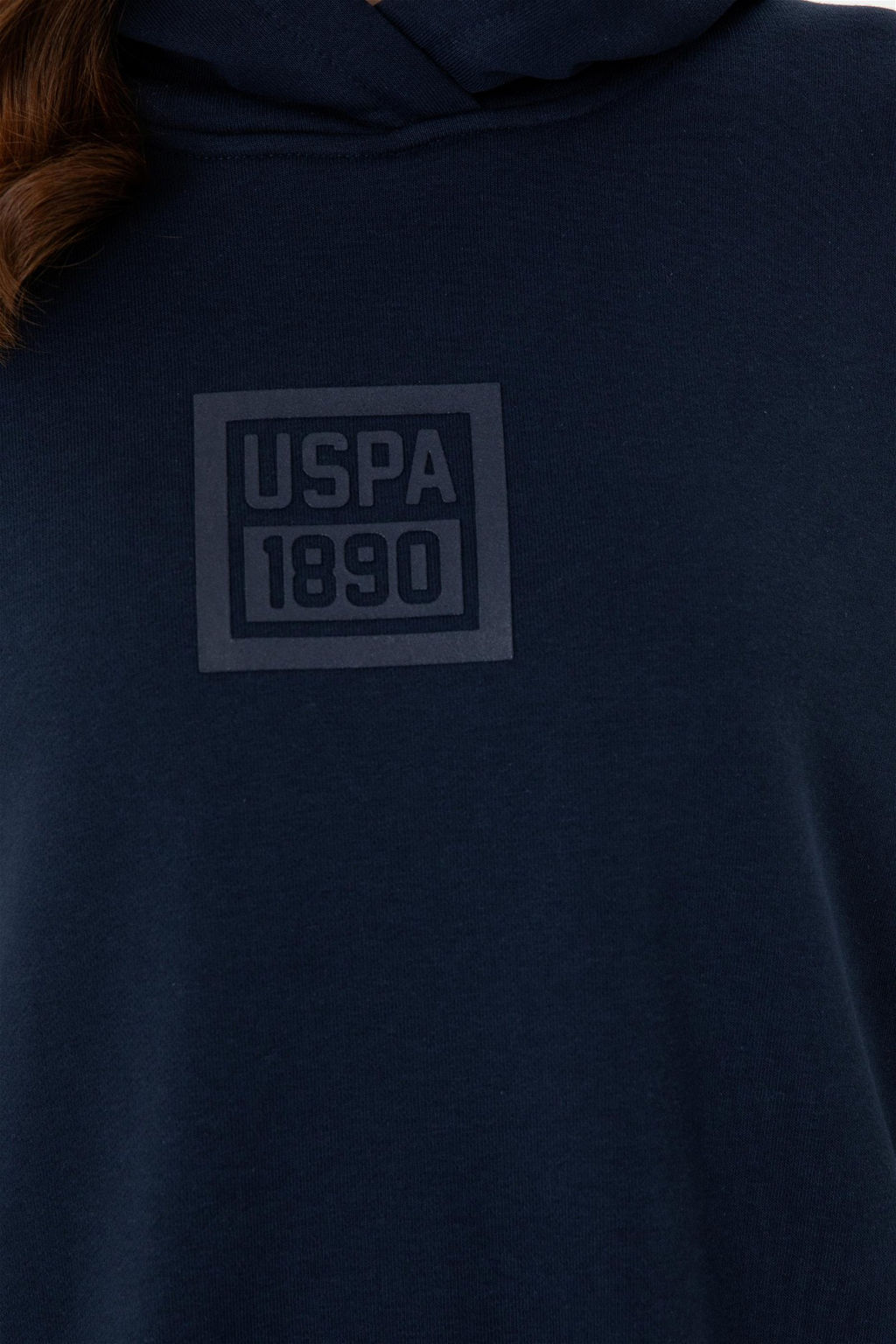 Женская темно-синяя толстовка с капюшоном Неожиданная скидка в корзине - U.s. polo assn фото 7