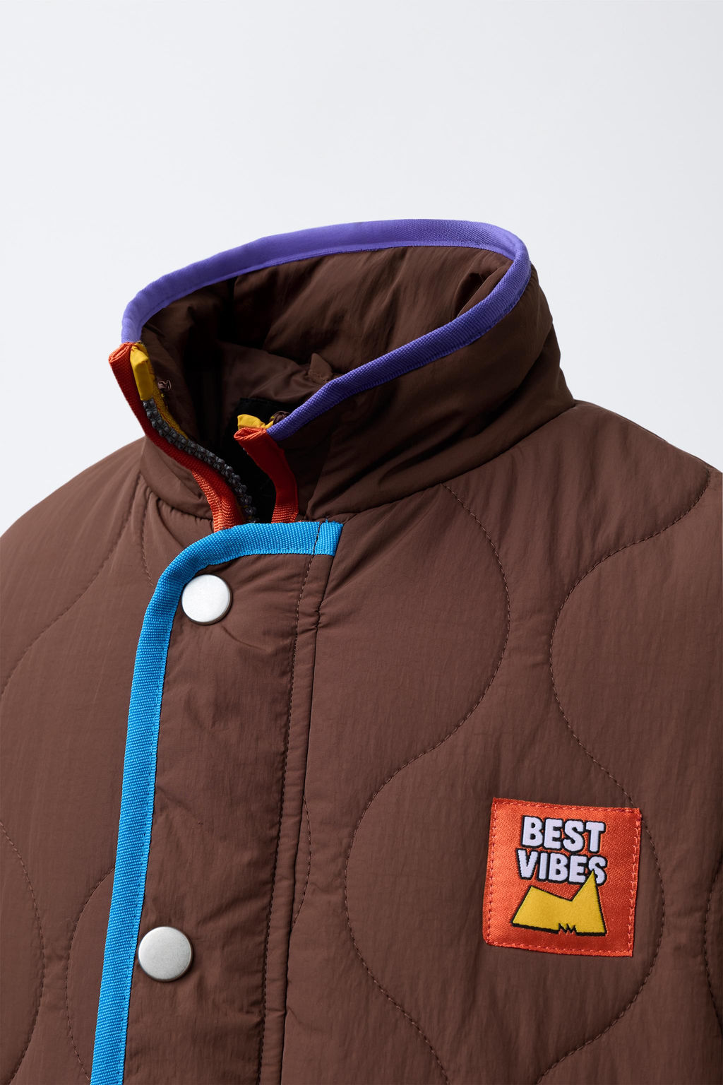 JACKET WITH CONTRAST DETAILS